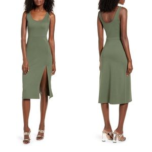 NWT Leith Olive Midi Dress
